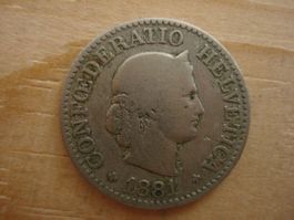 (S1) 10 Rappen 1881