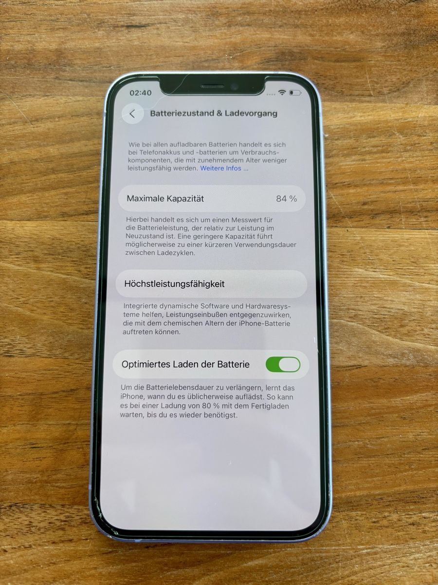 Apple Portables: Apple iPhone 12 purple 128GB – D'occasion à Rümlang par vare 6