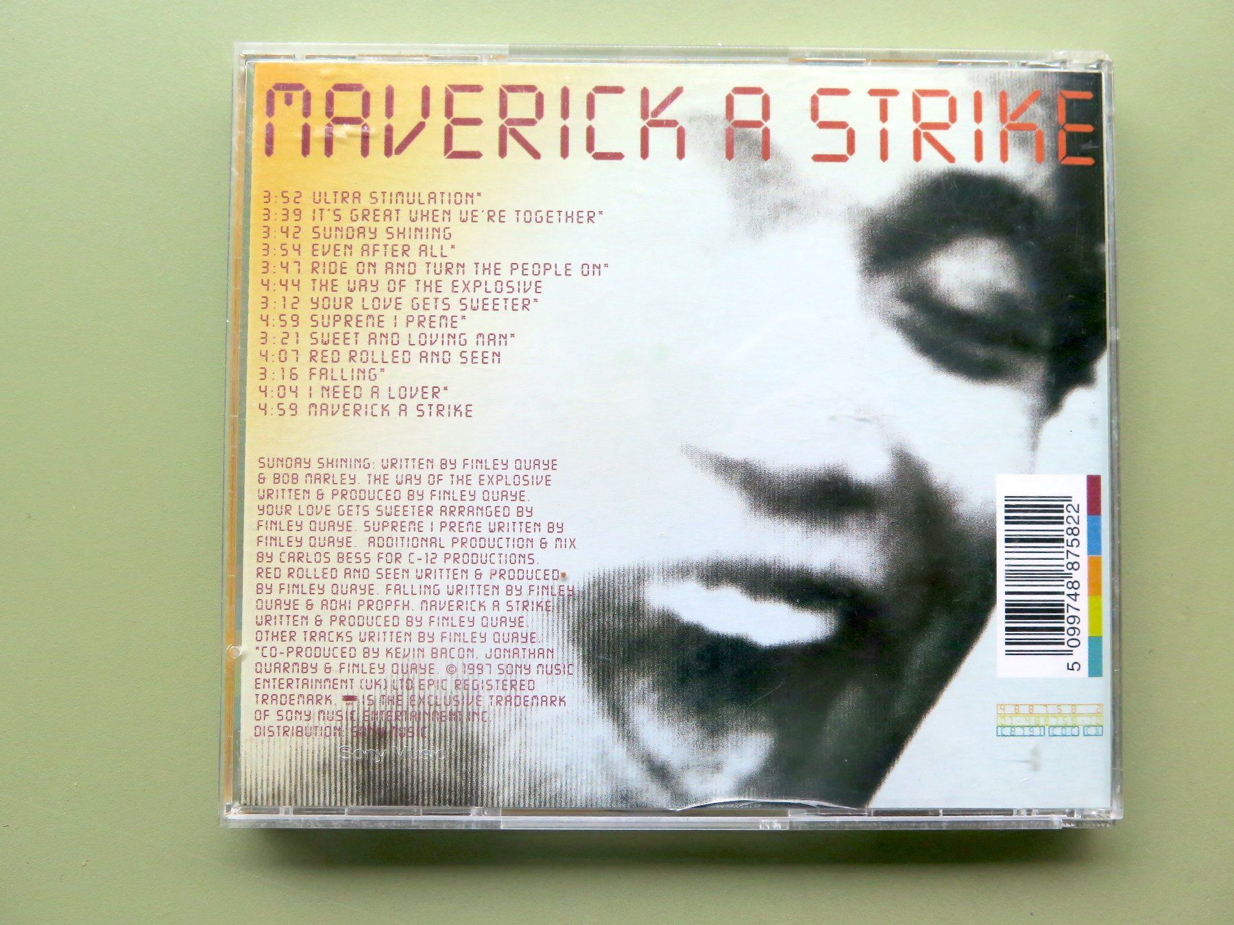 CD: (p) CD FINLAYE QUAYLE: Maverick a strike, 1997 – Usato da Bern venduto da Balzamico 1