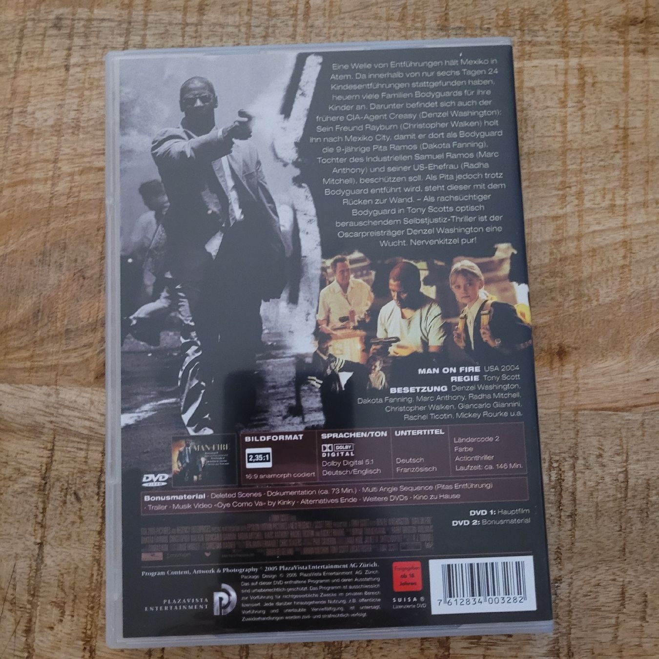 Tutti i DVDs: Man on Fire dvd danzel washington – Usato da Volketswil venduto da uffdu 1
