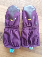 Baby Winterhandschuhe, lila, mit Reissverschluss
