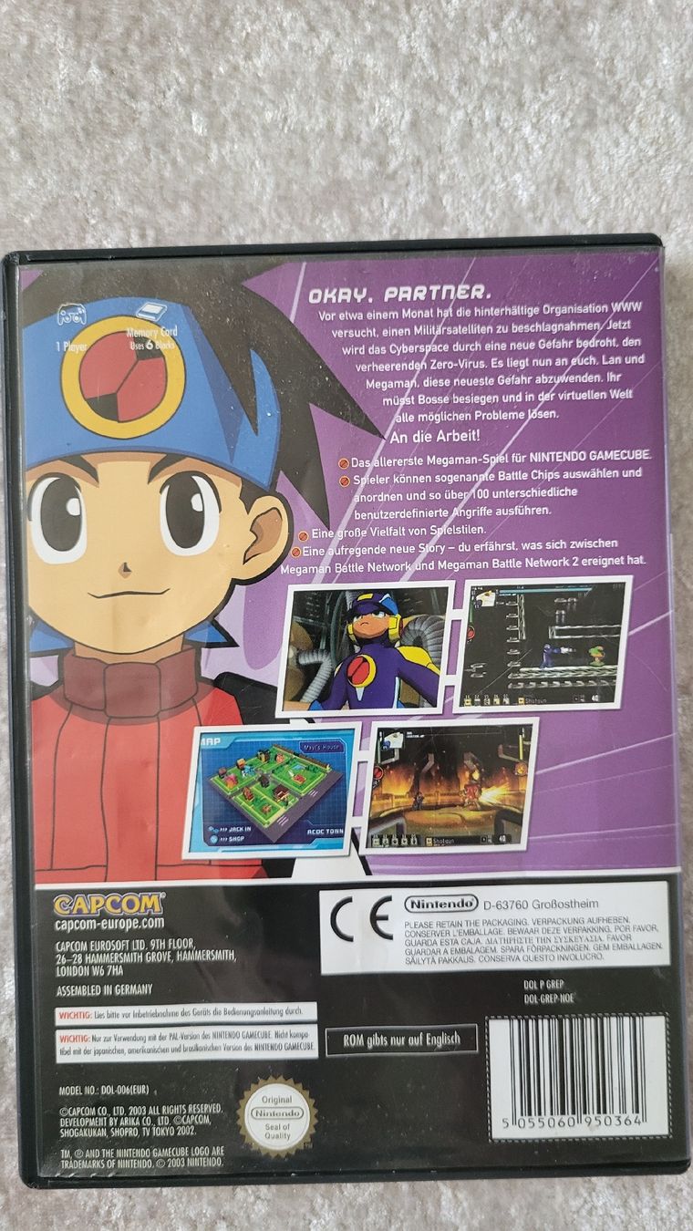 Nintendo Giochi: Megaman Network Transmission / Gamecube Spiel. – Usato da Biel/Bienne venduto da Retrohr 2