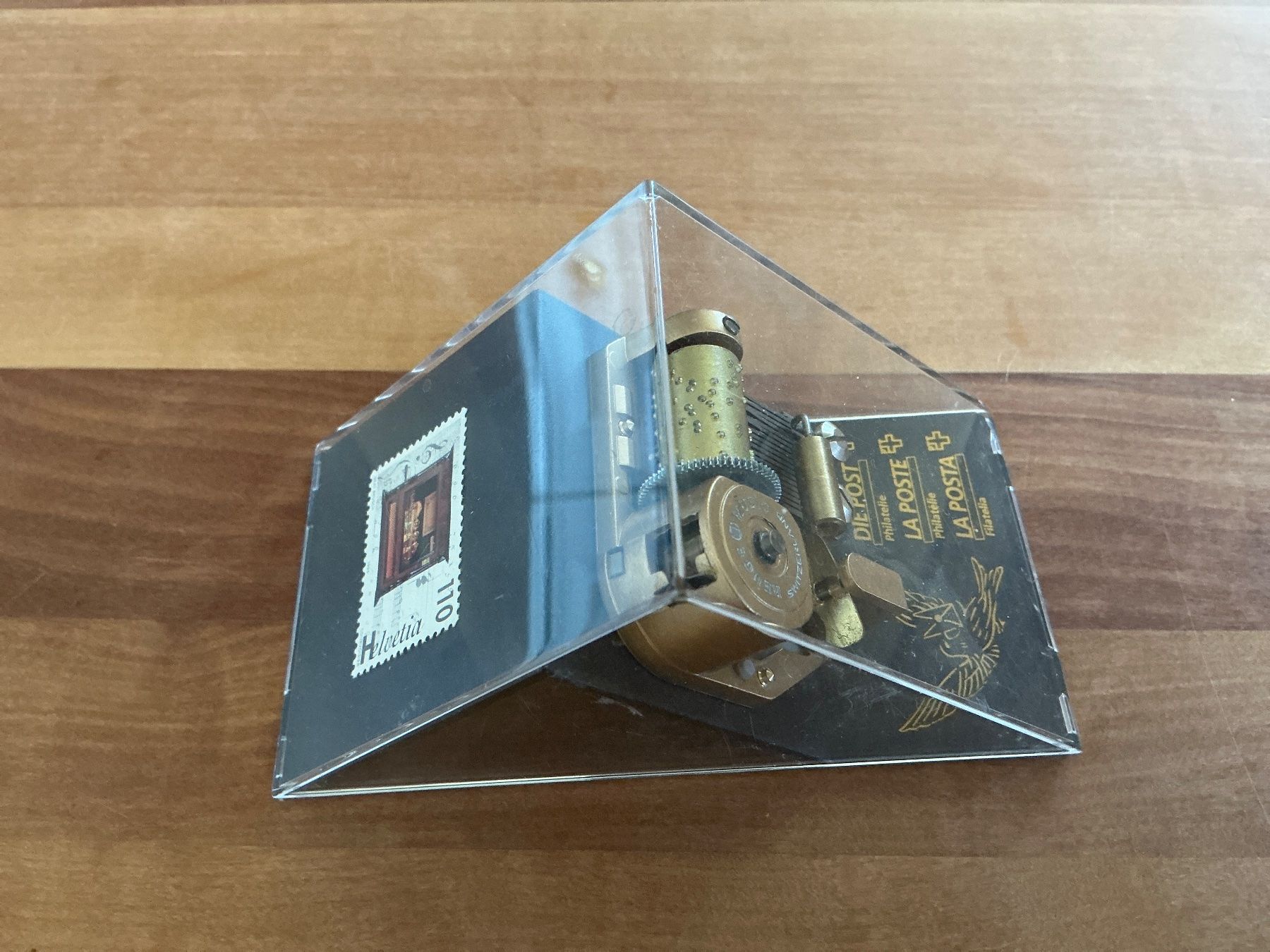 Reuge Carillon: Briefmarke Spieluhr – Usato da Kirchenthurnen venduto da Gluecksbrief 3