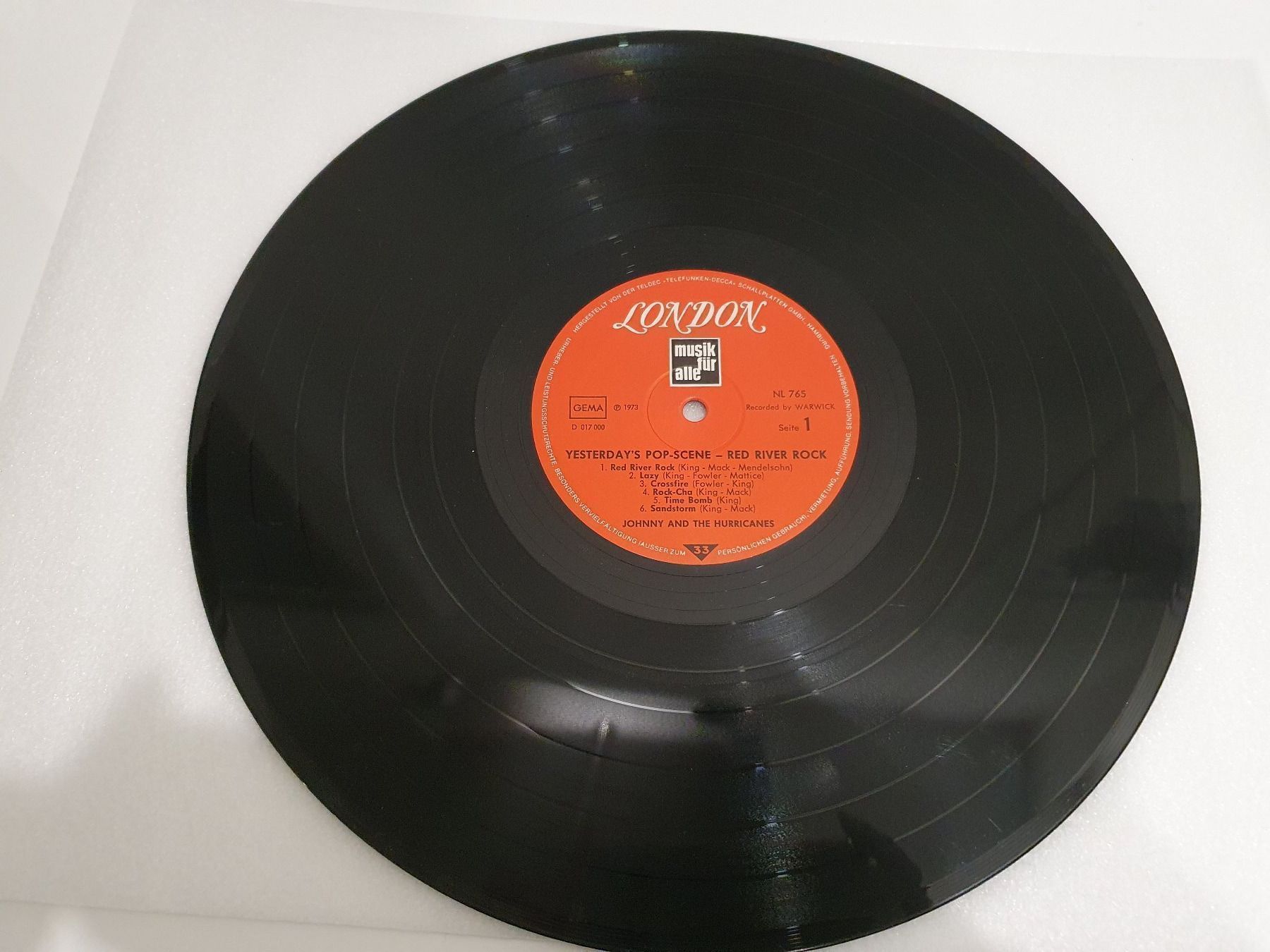 Dischi in vinile: Johnny And The Hurricanes - Red River Rock – Usato da Uster venduto da Vinyl-Leidenschaft 2