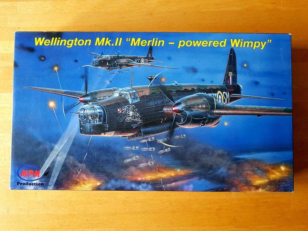MPM WELLINGTON MKII MIT R.R.MERLIN POWERED 1/72 NEU OVP | Kaufen auf ...