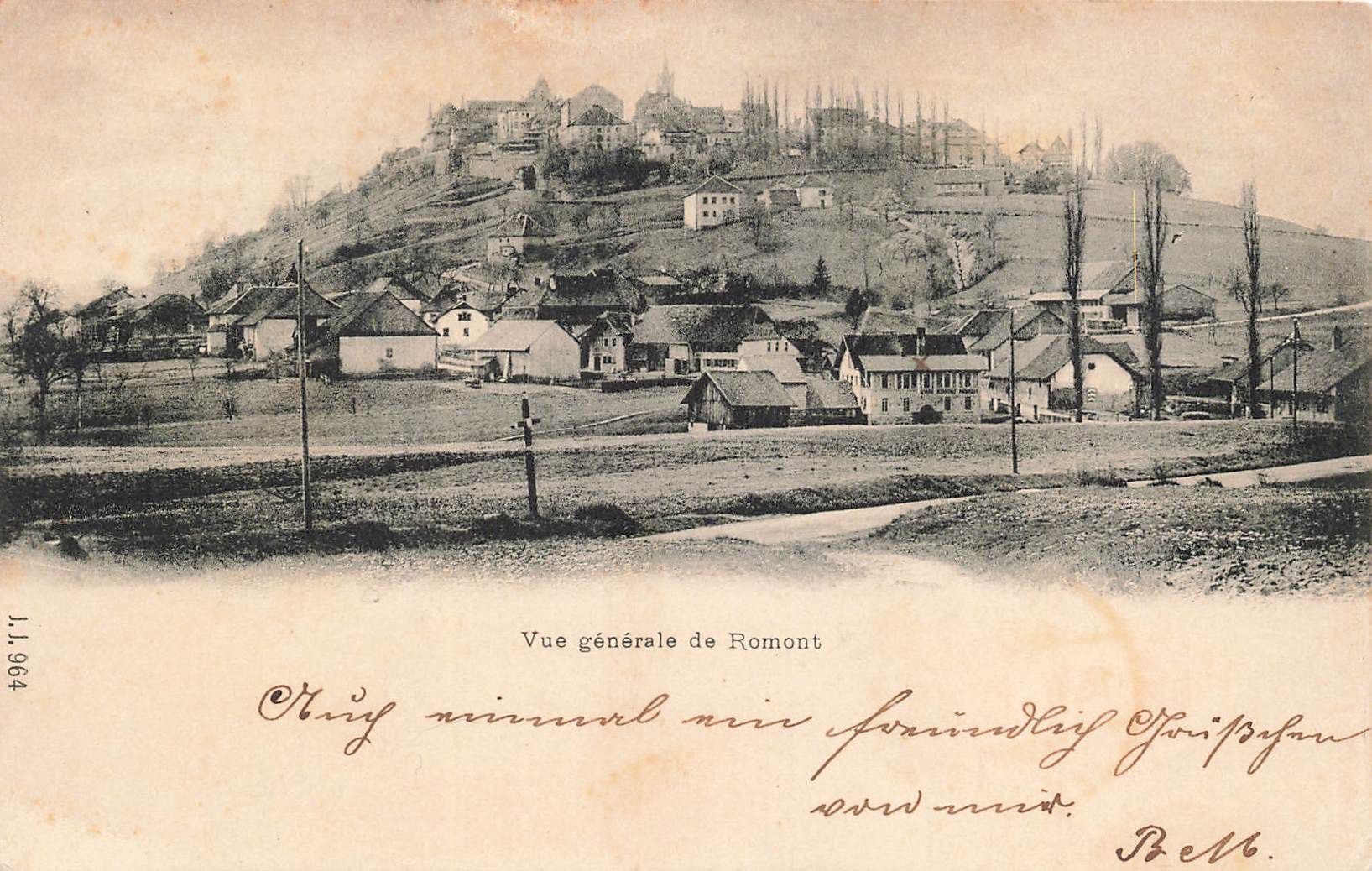 Cartoline postali: Romont – Usato da Biasca venduto da Blenio71