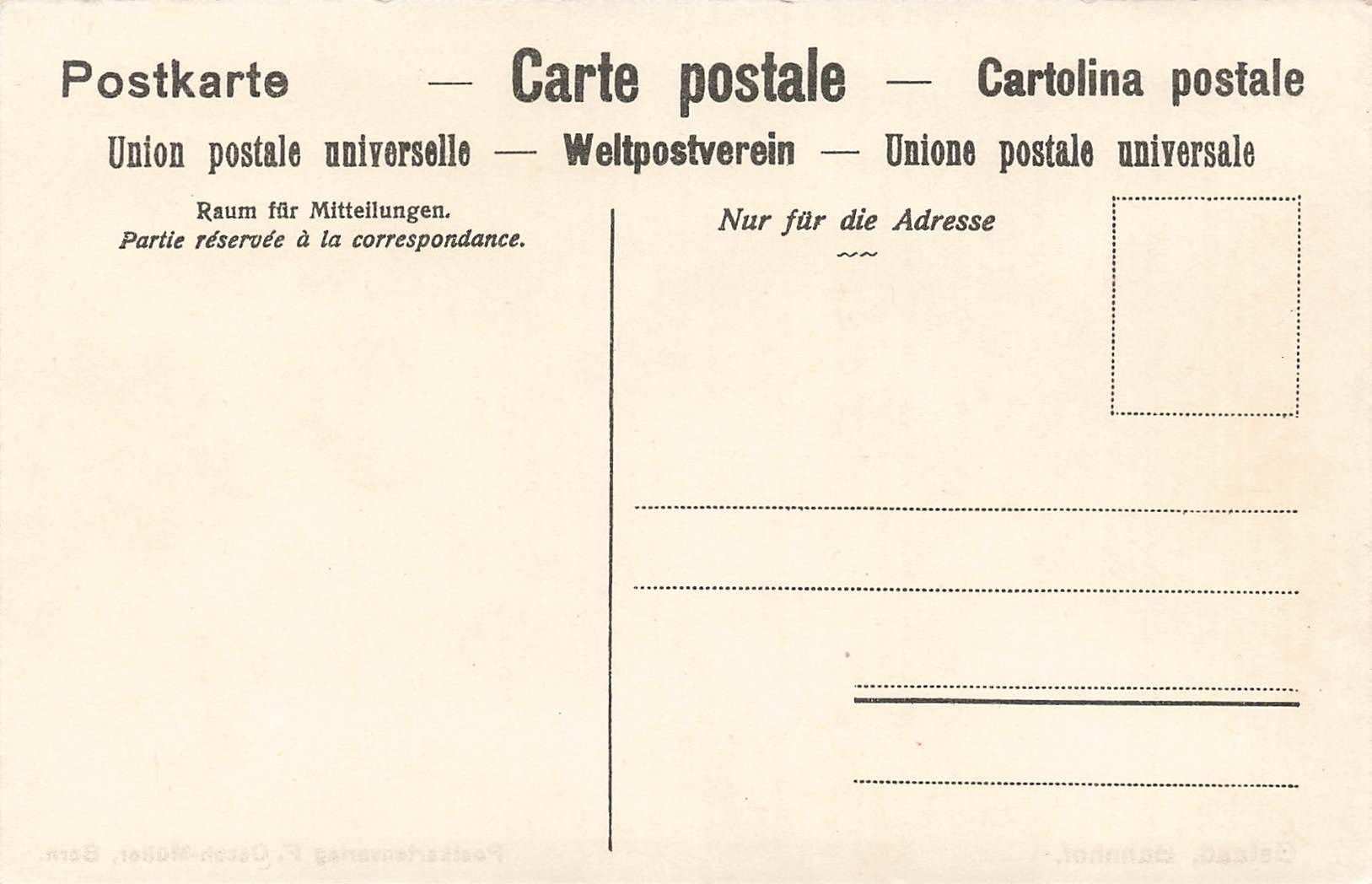 Cartoline postali: Gstaad (BE) Bahnhof Eisenbahnstation – Usato da Biasca venduto da Blenio71 1