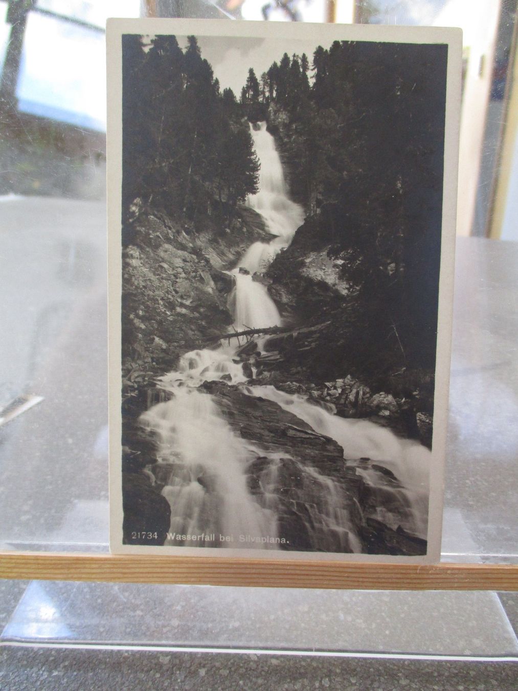 Cartoline postali: Silvaplana Wasserfall Postkarte   1 – Usato da Felsberg venduto da sanwill