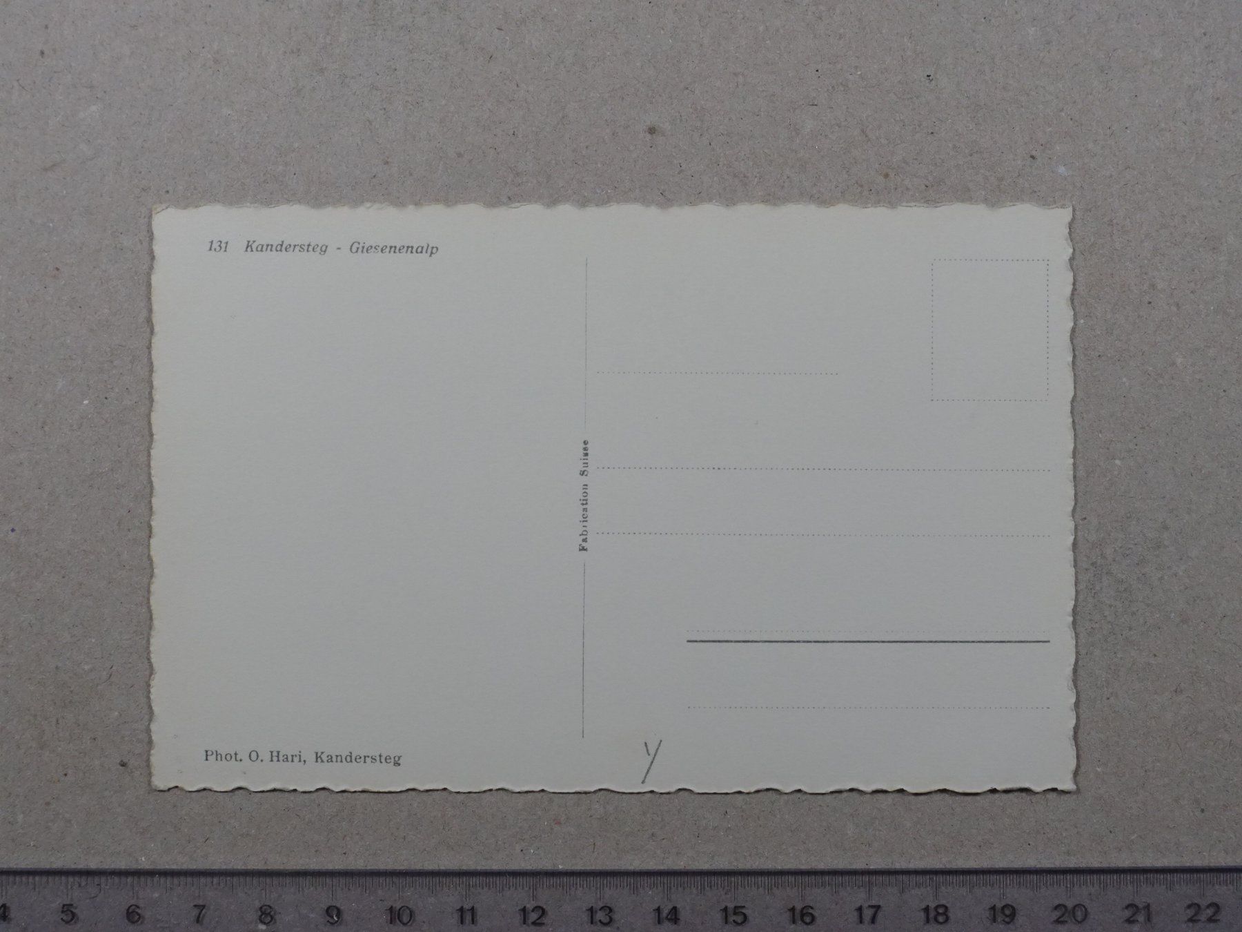 Cartes postales: Kandersteg, Giesenenalp – D'occasion à Lenzburg par fh1 1