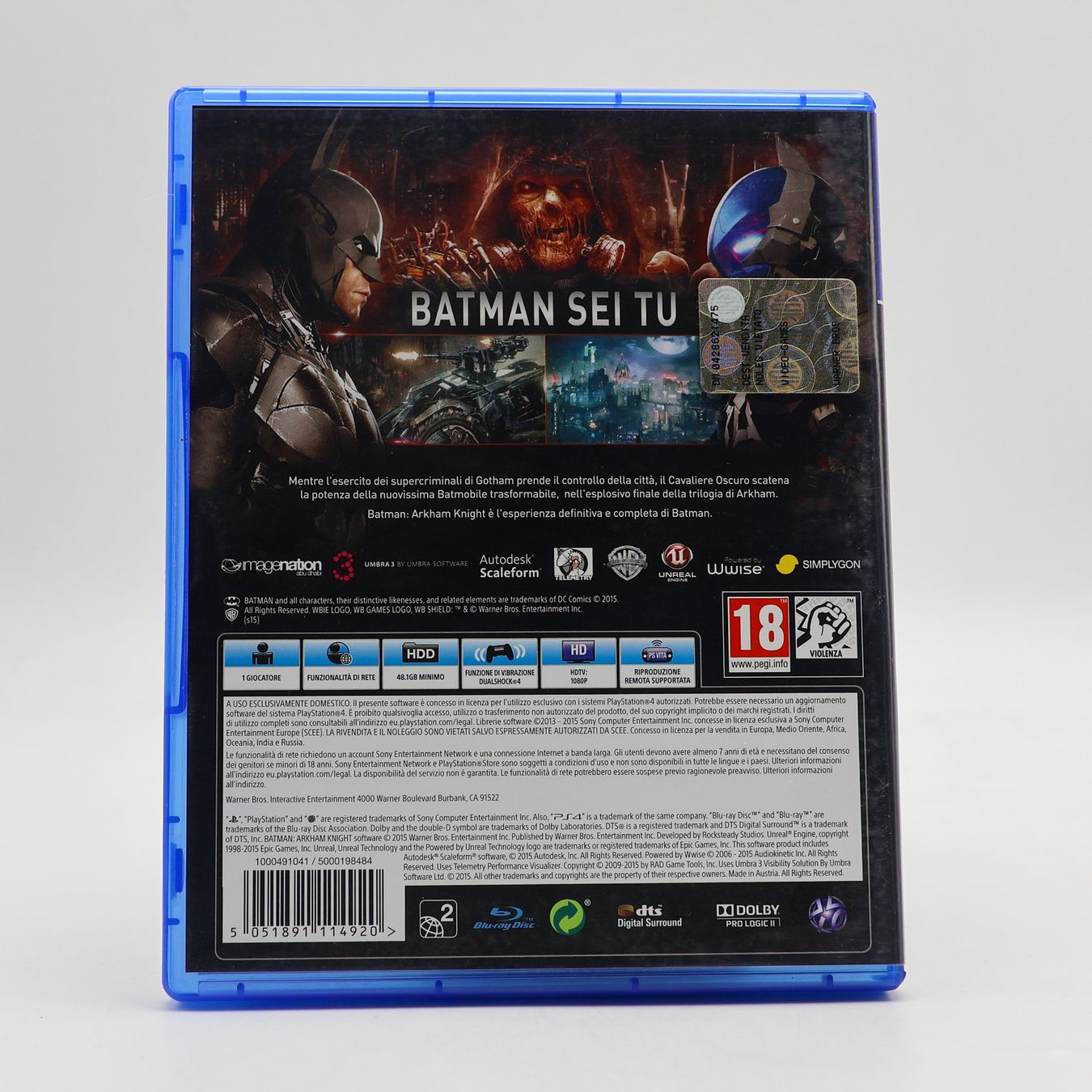 Giochi: Batman Arkham Knight  - PS4 – Usato da Paudex venduto da dindeboy 2