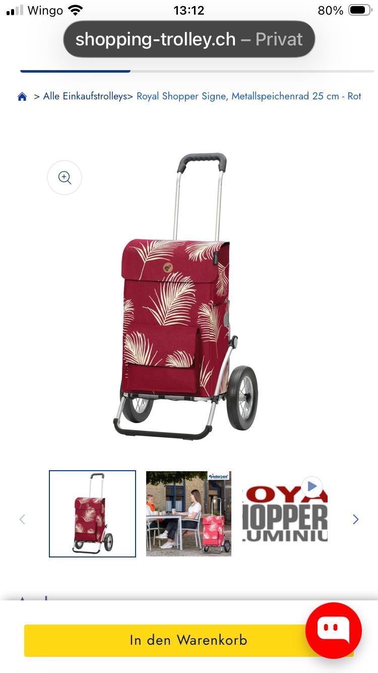 Altro per la casa: Shopping-Trolley – Usato da Zofingen venduto da irmasa