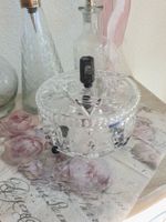 Glasdose aus geschliffenem Glas Jugendstil Antik Dose Glas