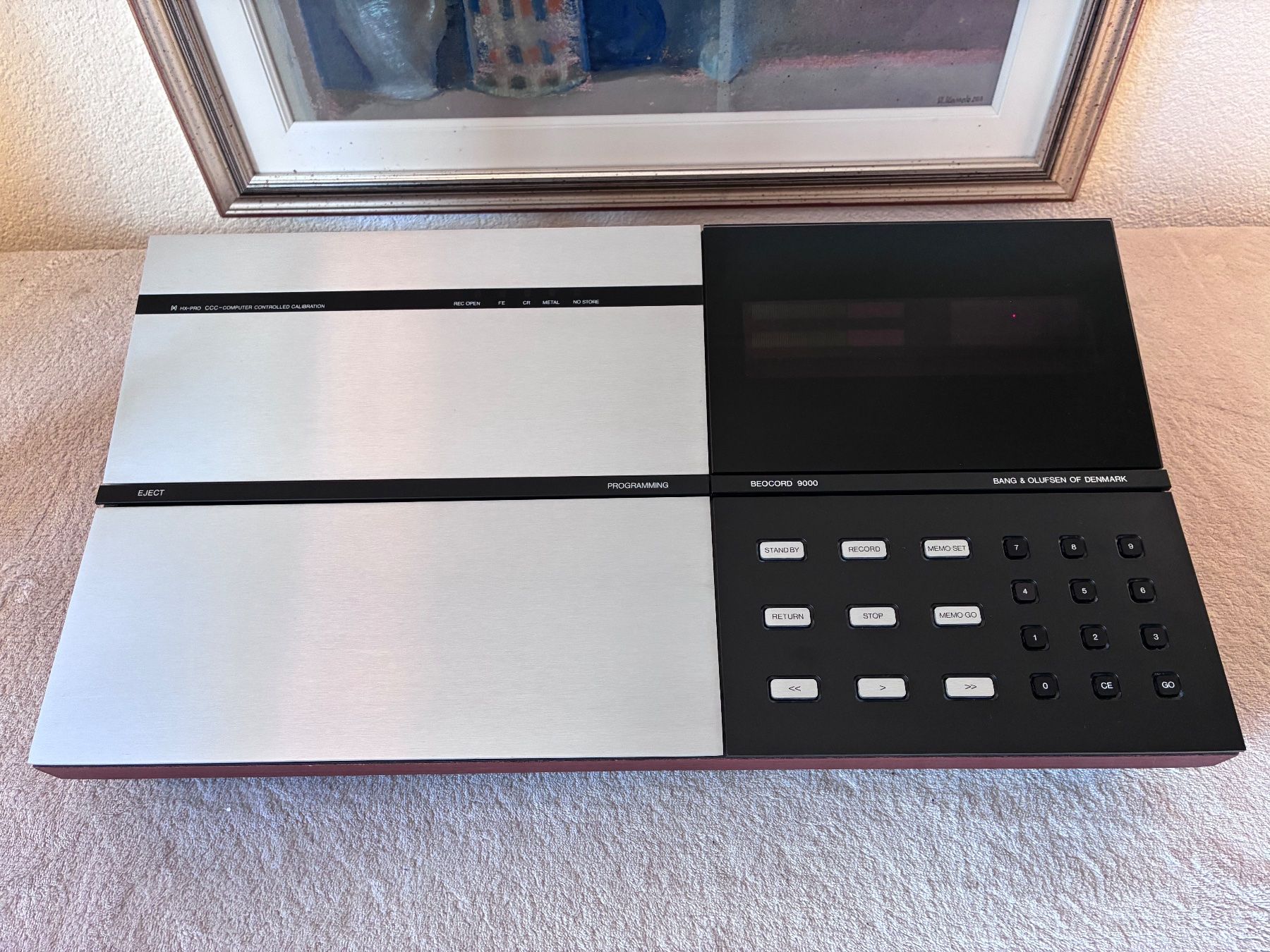 Bang & Olufsen Registratori: B&O cassette player Beocord 9000 . – Usato da Zürich venduto da HiFiAtelier 1