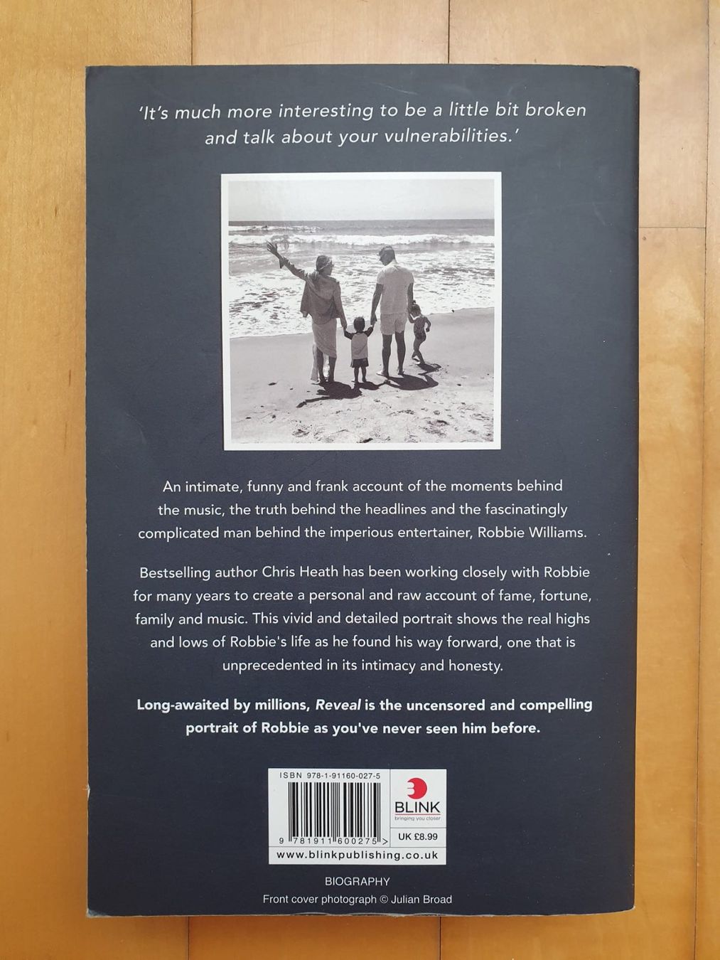 Libri: Robbie Williams - Reveal – Usato da Binz venduto da tarkrx 1