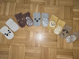 Baby rutschfeste Socken, 5 Paar, 1 Jahr