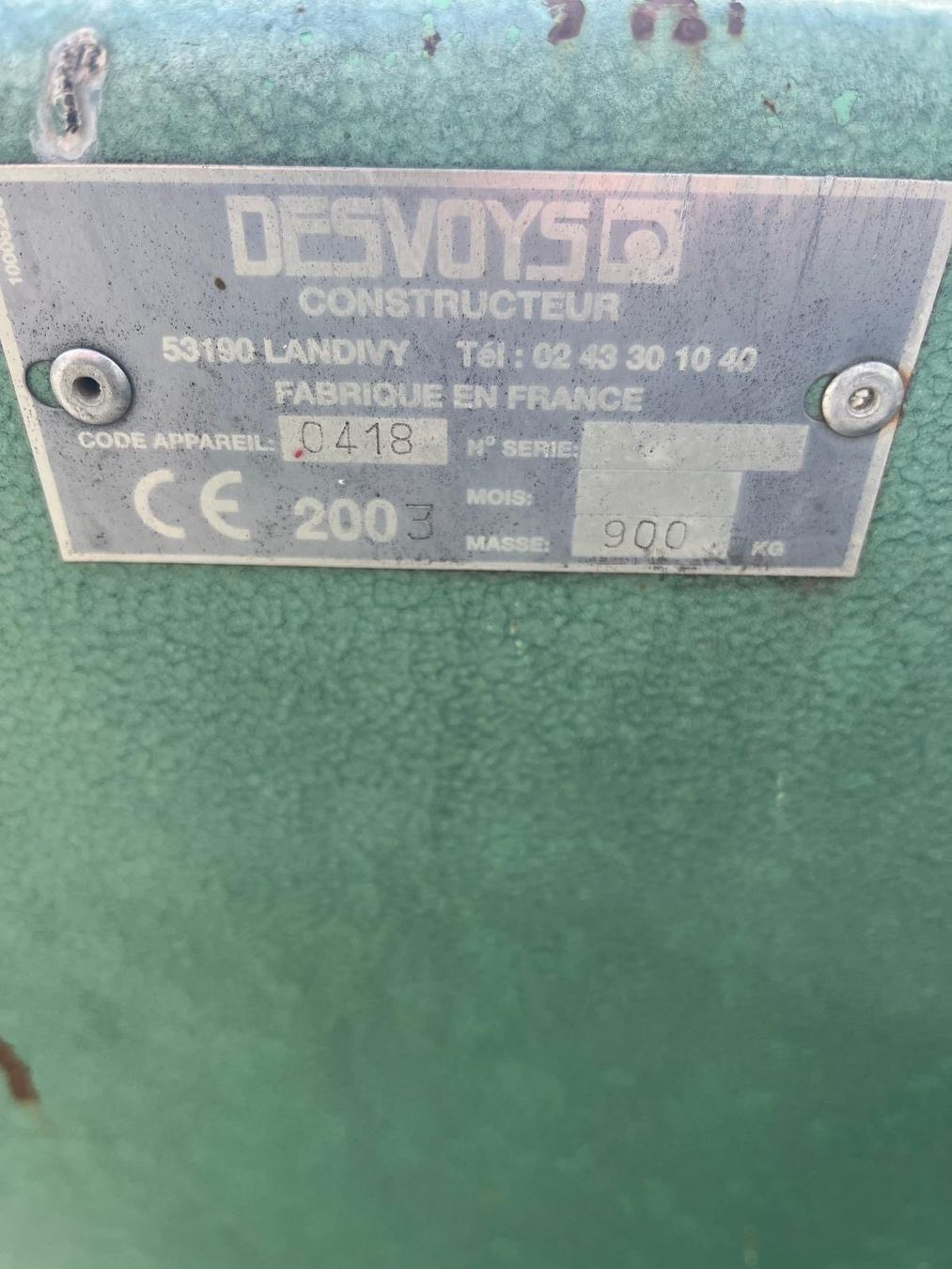 Tutte le macchine: Godet hydraulique Desvoys 2,50m – Usato da Les Thioleyres venduto da Samitrac 1