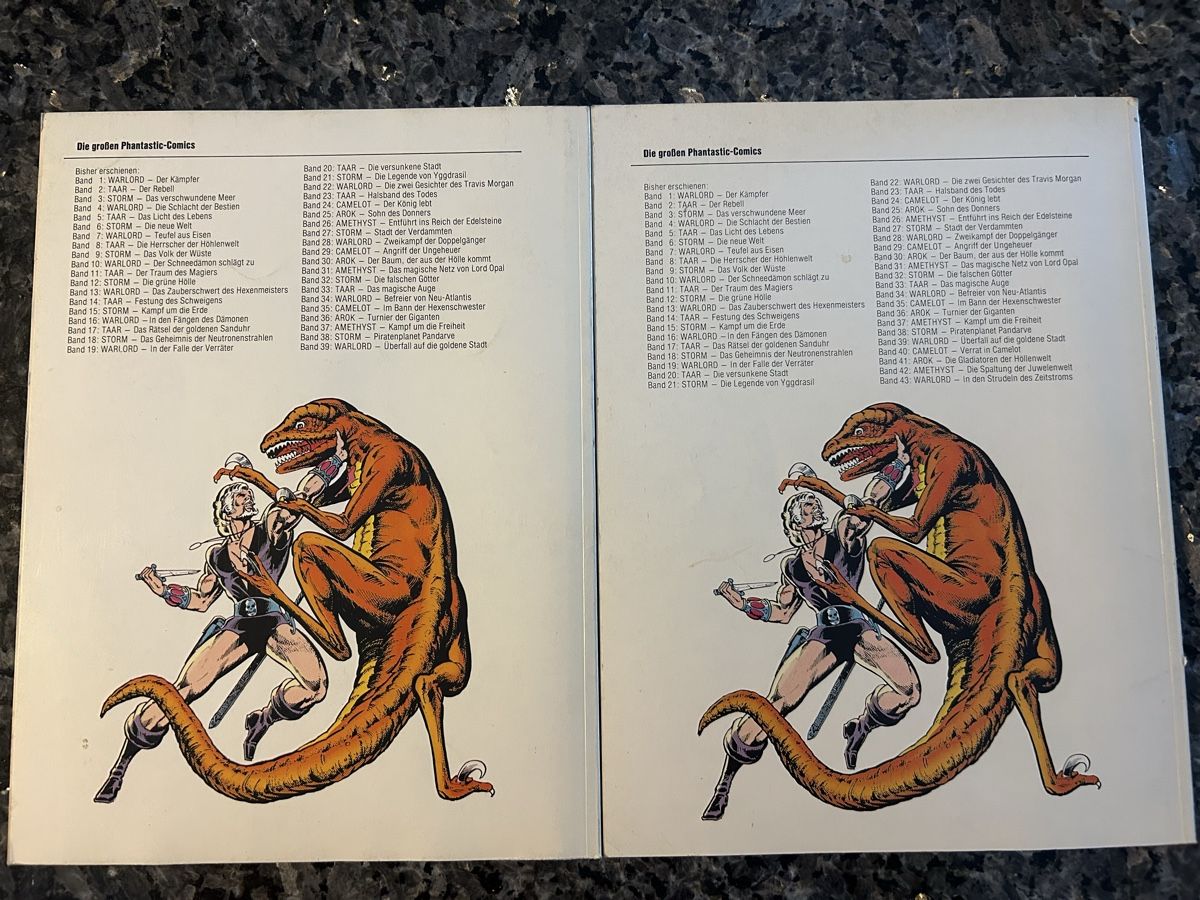 Comics: 2x WARLORD Comics (1985) – Gebraucht aus Winterthur von stella67 1