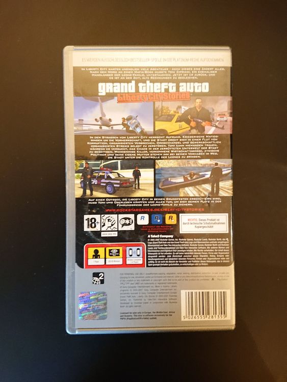 Sony PSP Grand Theft Auto GTA Liberty Deutsch komplett Kaufen auf Ricardo