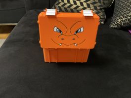 🔥 Pokémon Charizard Toploader-Aufbewahrungsbox | 3D-Druck