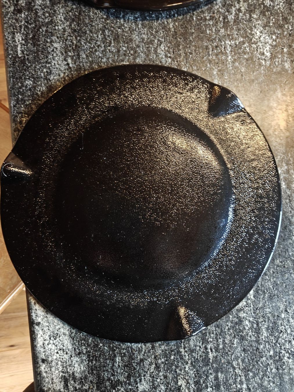 Piatti: 6 grosse Teller aus schwarzem Glas – Usato da Fideris venduto da VonRiva86 3