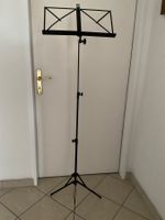 Notenständer, schwarz, zusammenlegbar