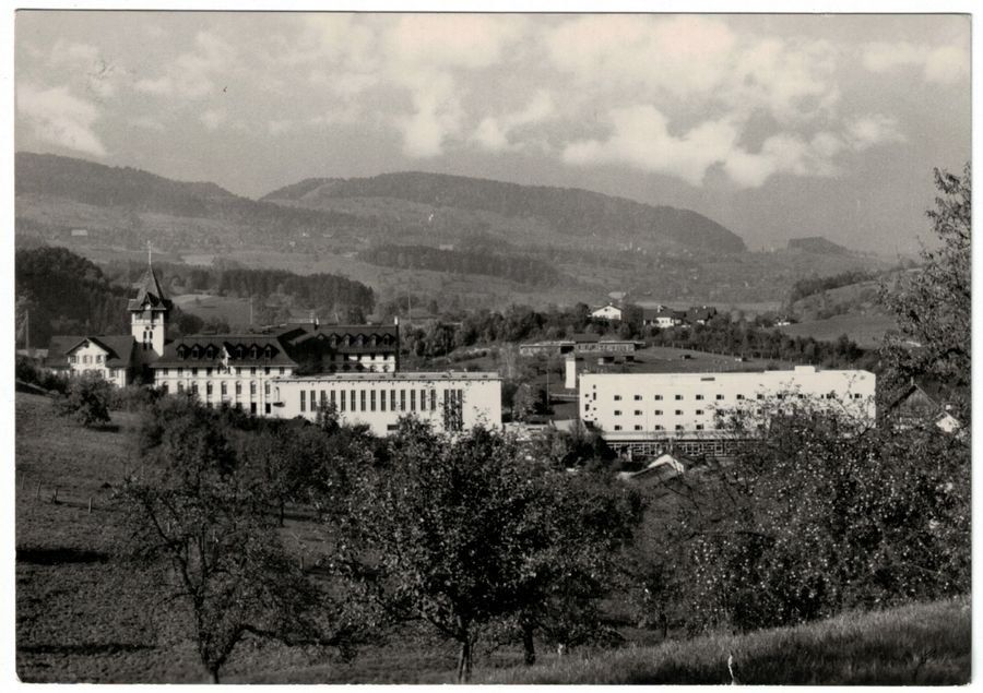 Cartoline postali: Immensee, Missionshaus Bethlehem, gelaufen 1959 – Usato da Frauenfeld venduto da POML