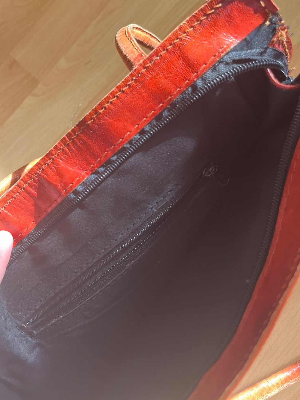 Borse: Vintage orange squared bag – Usato da Basel venduto da das_7wzs 2