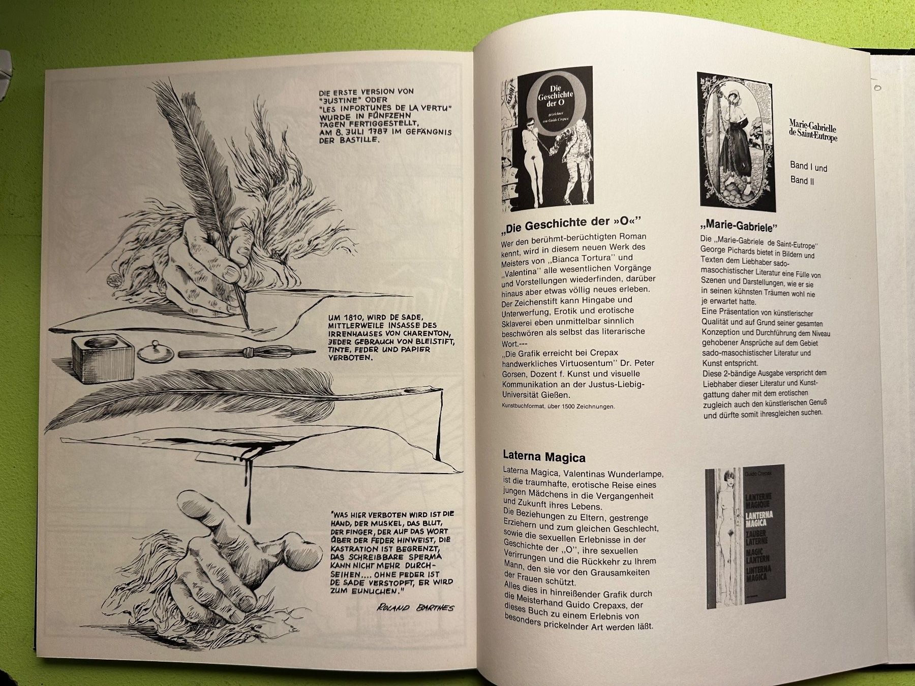 Comics: Guido Crepax: Justine. – Gebraucht aus Zürich von allp 7