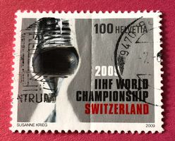 Nr.1301 EISHOCKEY-WELTMEISTERSCHAFT 2009 GESTEMPELT    