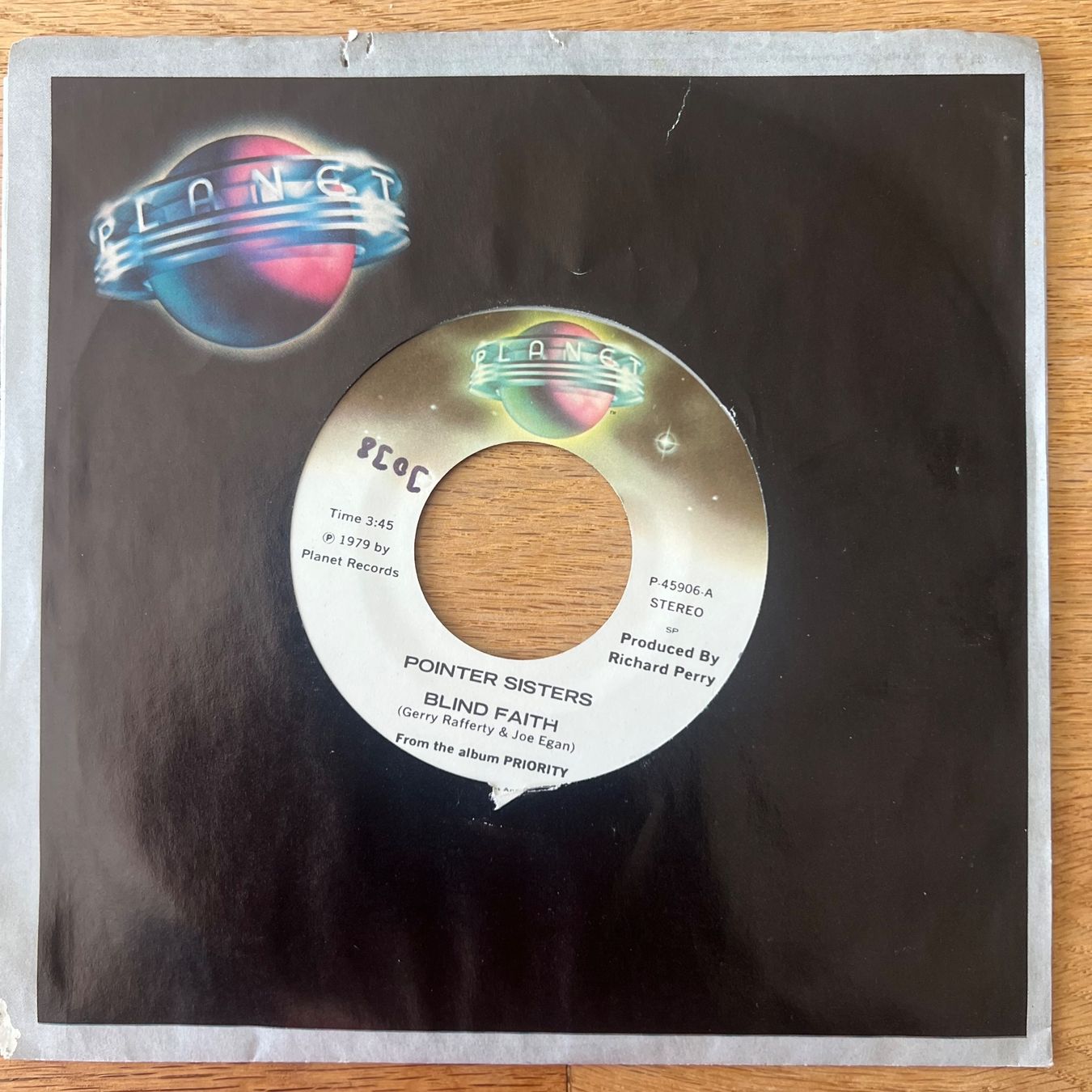 Schallplatten: Pointer Sisters - Blind Faith / 1. US-Press. 1979 – Gebraucht aus Gais von soundcave57 1