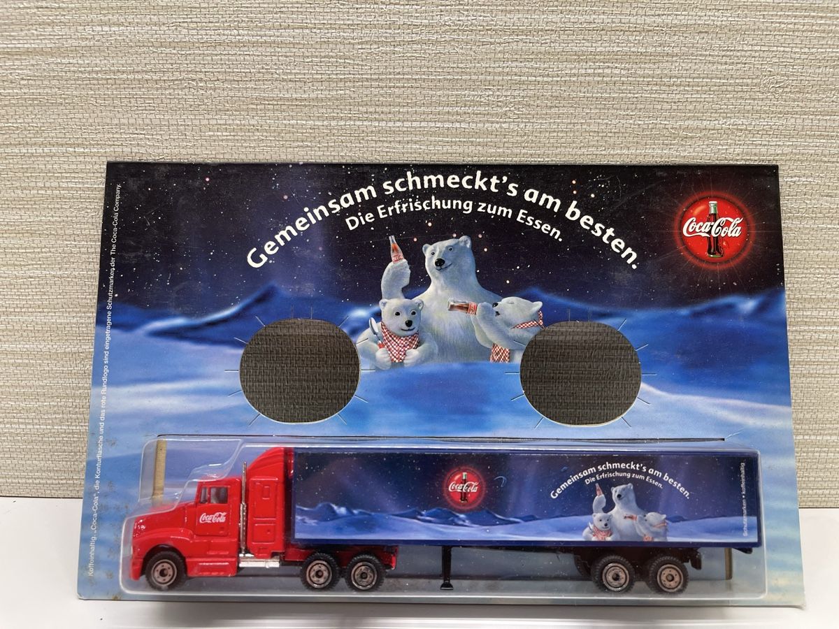 Coca-Cola Voitures modèles: Coca-Cola Lastwagen Modellauto rot mit Verpackung – Neuf (Voir description) à Siebnen par speedy63