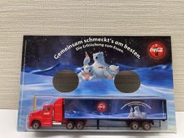 Coca-Cola Lastwagen Modellauto rot mit Verpackung