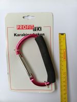 Karabinerhaken Profitex, pink mit Griff
