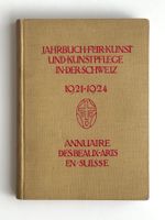 Jahrbuch Kunst & Kunstpflege Schweiz 1921–1924