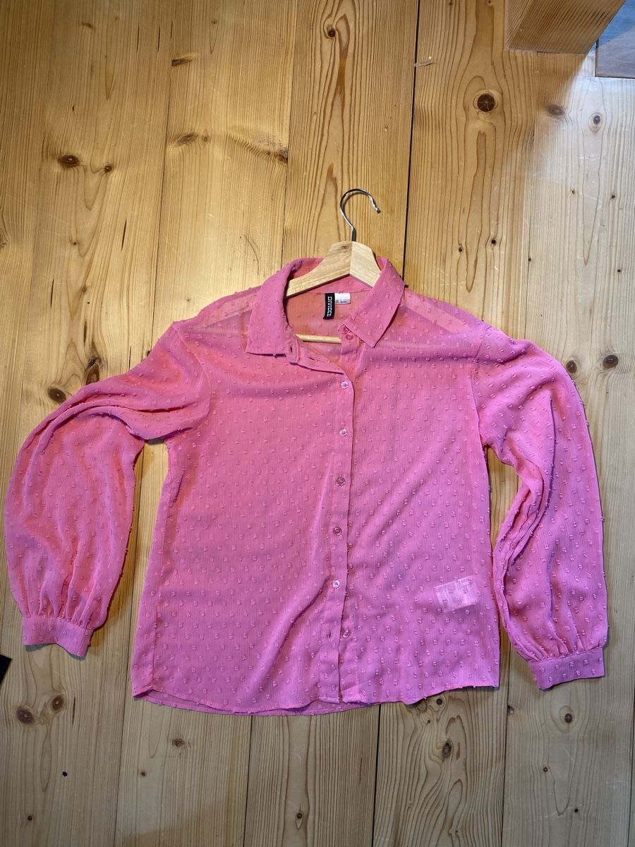 H&M Camicette: Pinke, leicht transparente Bluse – Usato da Bern venduto da ha6_zm75