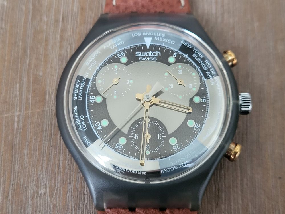 SWATCH CHRONO SCM102 JET LAG NEU | Kaufen auf Ricardo