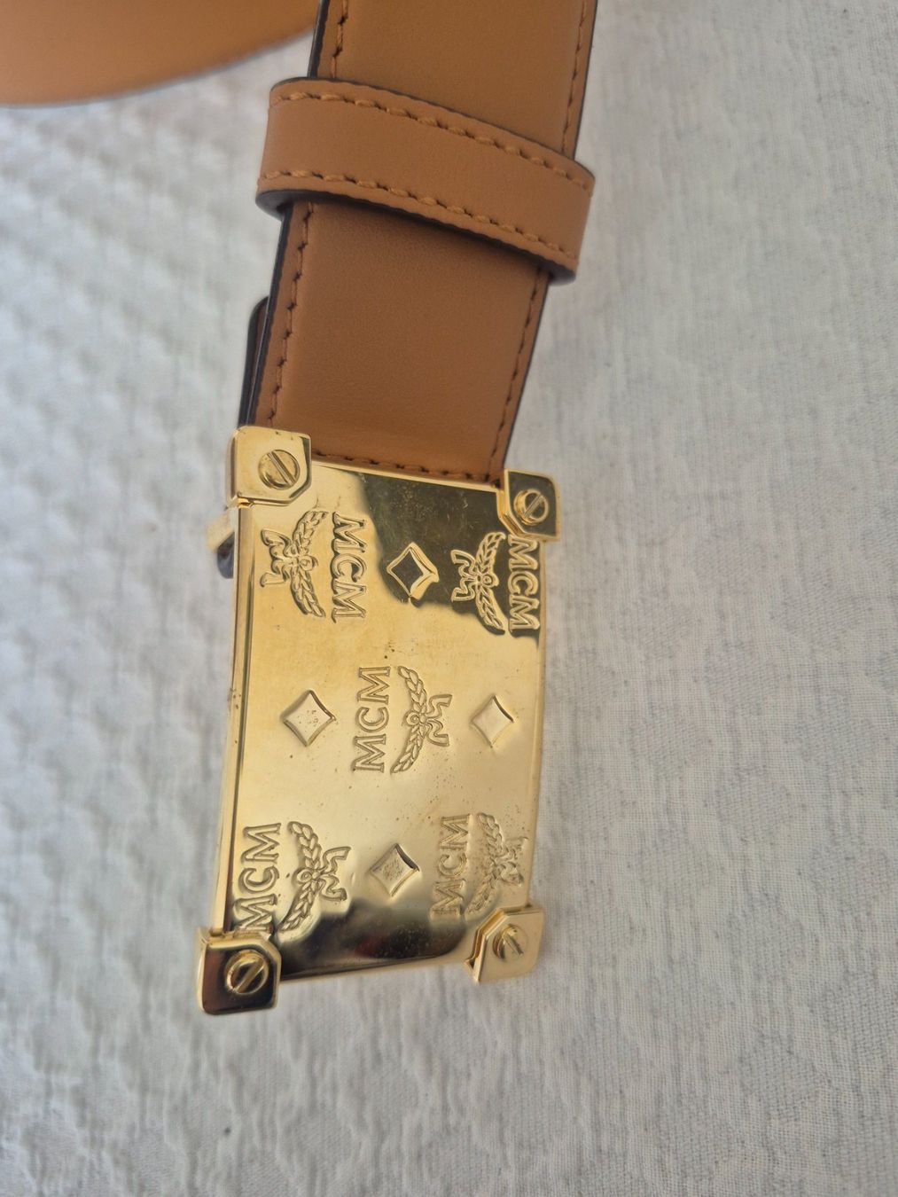 Mcm Cinture: Original MCM Leder-Gürtel – Nuovo (secondo la descrizione) da Dottikon venduto da Pega7 3