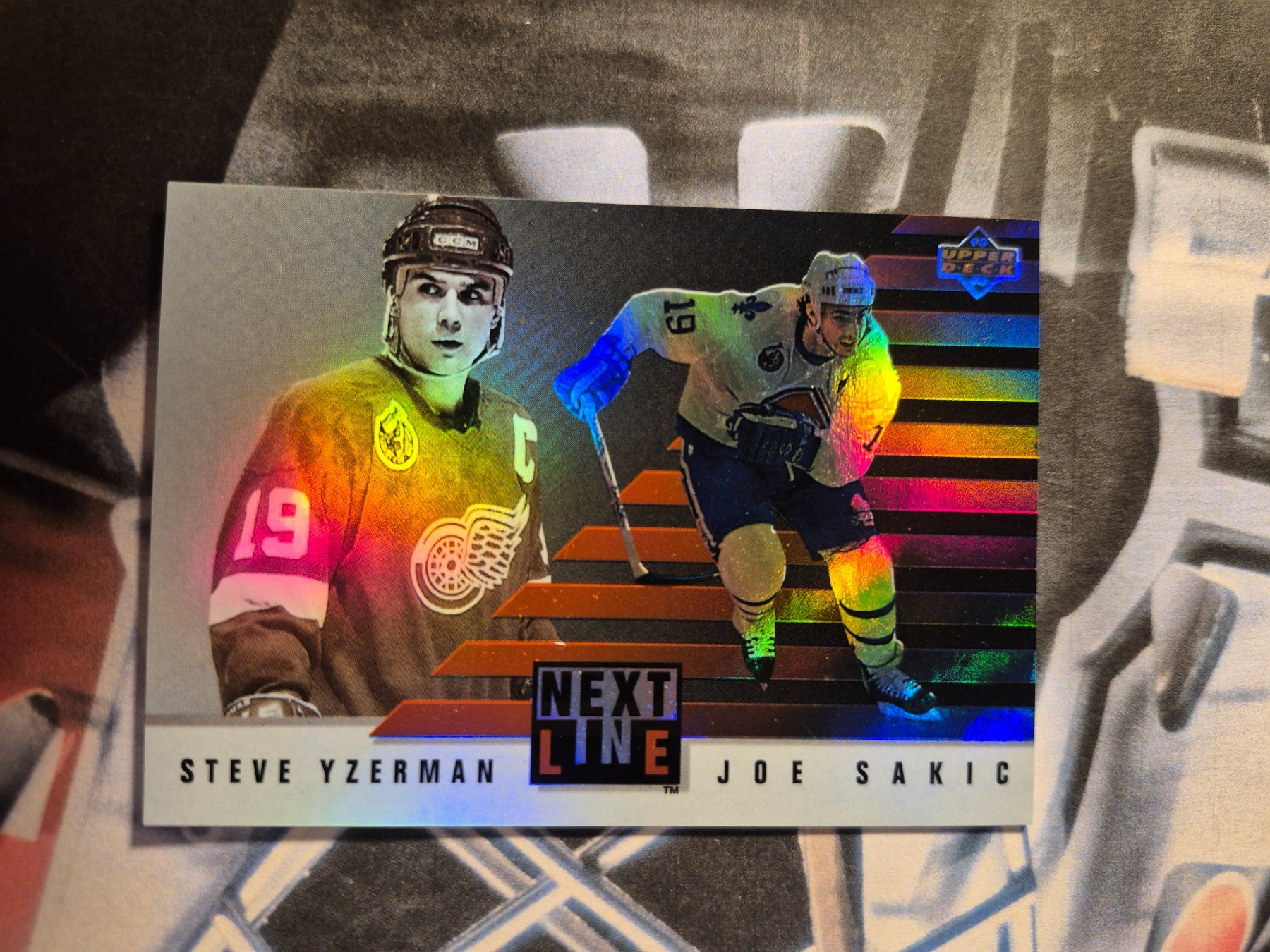 NHL Cartes à collectionner: NHL Next Line Steve Yzerman & Joe Sakic – D'occasion à Treiten par Sauber73
