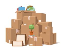 Umzugskartons Set 20 Kartons, neuwertig - einmalig gebraucht