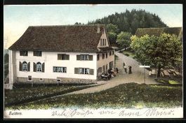 Stallikon, Baldern, Gasthaus mit Strasse