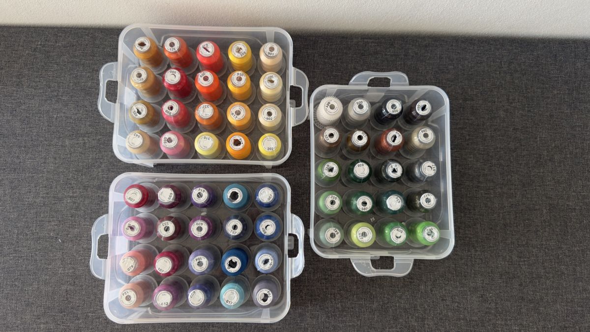 Cordicelle & Fili: 60 Farben Stickgarn und 25 Bobbins von Brothread – Nuovo (secondo la descrizione) da Zürich venduto da ann_xpv6