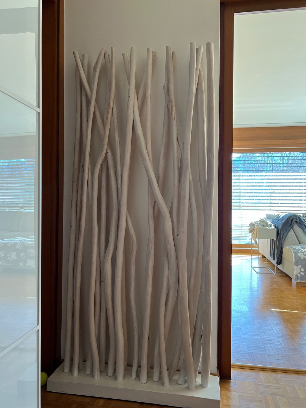 Maisons du monde Paraventi: Paravento bianco in tek – Usato da Sorengo venduto da LaVale 3
