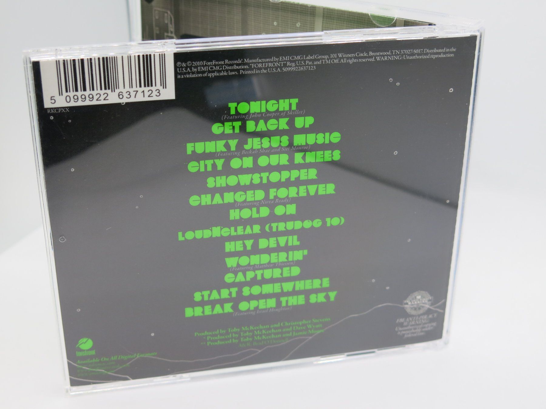 CDs: CD Toby Mac – Tonight – Gebraucht aus Ernetschwil von luisvonerni 2