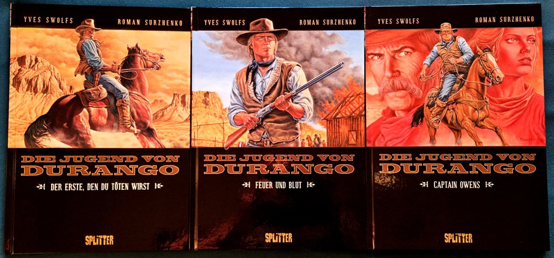 Fumetti: Swolfs / Surzhenko - Die Jugend von Durango 1 bis  3 - Comic – Nuovo (secondo la descrizione) da Reinach BL venduto da solidsenders