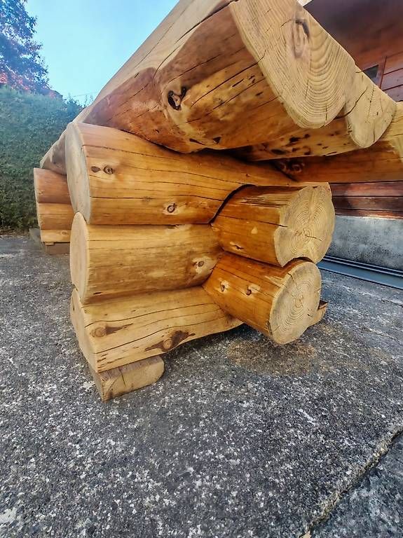 Tables: Table brut en bois rond – D'occasion à Salavaux par phi_g8r2 1