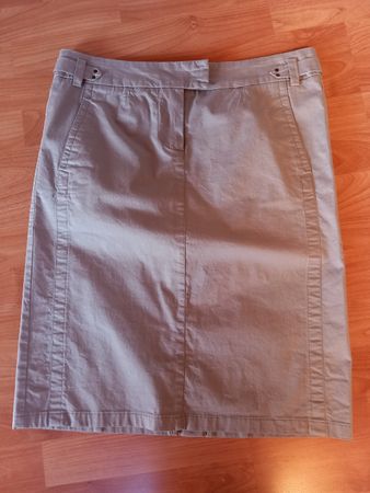 Rock, Jupe, marccain, N4, taupe,