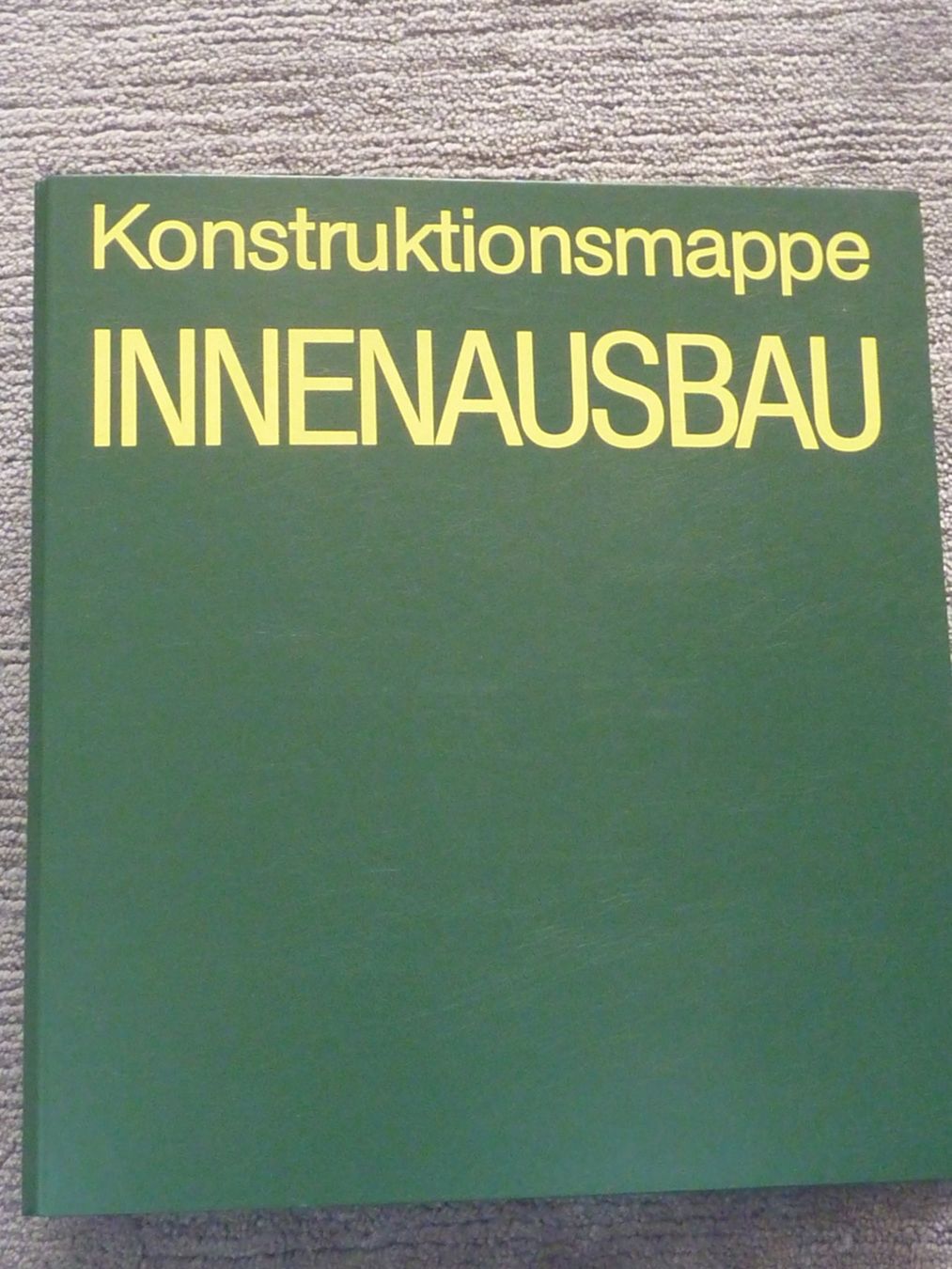 Ordner: Konstruktionsmappe Innenausbau Band 3 – Gebraucht aus Triengen von Nussbaum14
