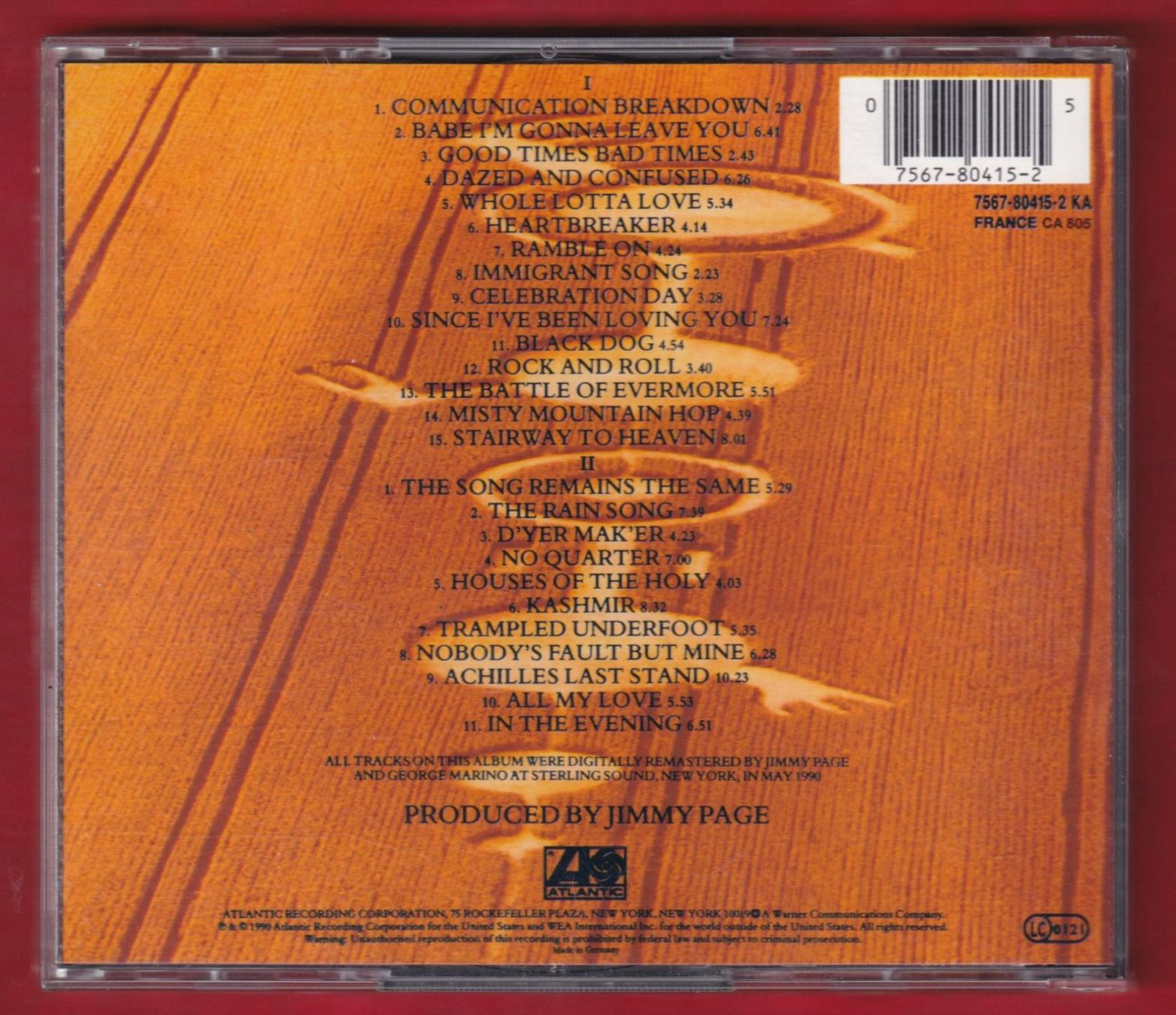 CD: Led Zeppelin - Remasters (2 CD) – Usato da Zürich venduto da Pfluftl2000 1