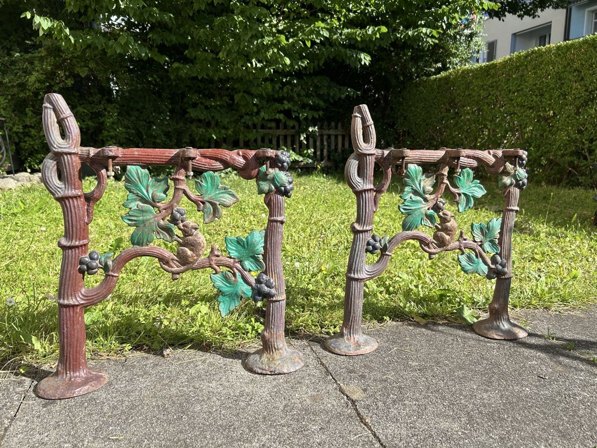 Panchine: Gusseisen-Beine / Gartenbank – Usato da Zürich venduto da ann_9fv5