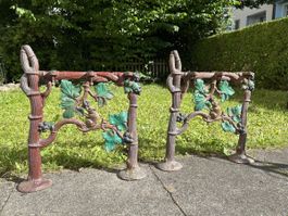 Gusseisen-Beine / Gartenbank